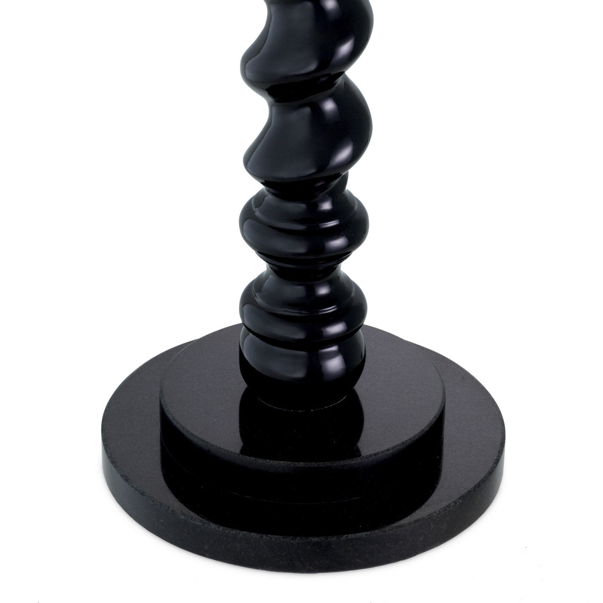 Table Lamp Massimo Piano black finish | black granite base, Including linen mix shade with blender 67% viscose | 33% linen Lighting 119672UL 6