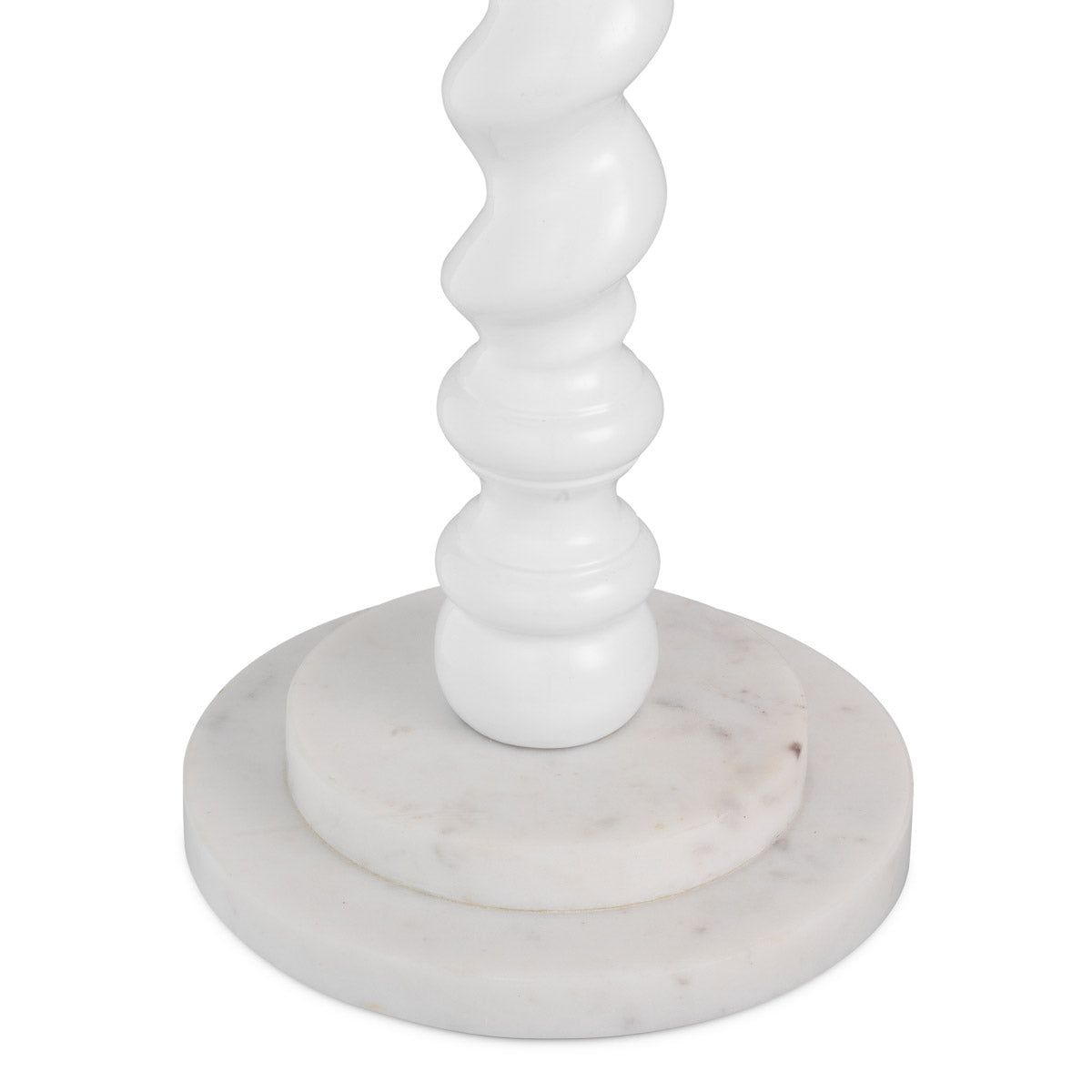 Table Lamp Massimo Piano white finish | white marble base, Including linen mix shade with blender 67% viscose | 33% linen Lighting 119673UL 6