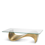 Eichholtz Coffee Table Chambertin — Vintage Brass hero image (Image 1)