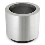 Planter Jasper round S Brushed steel finish | black base Accessories 119713 4