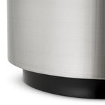 Planter Jasper round S Brushed steel finish | black base Accessories 119713 6