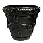 Outdoor Planter Toulon Black finish ceramic Outdoor 119735 2