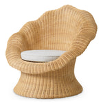 Eichholtz Lounge Chair Somerly — Natural Rattan, Sentier Cream hero image (Image 1)