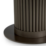 Outdoor Coffee Table Volterra Round Bronze finish | grey ceramic top Outdoor 119756 7