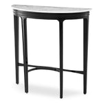 Eichholtz Console Table Rochefort — Piano Black, White Carrera Marble hero image (Image 1)
