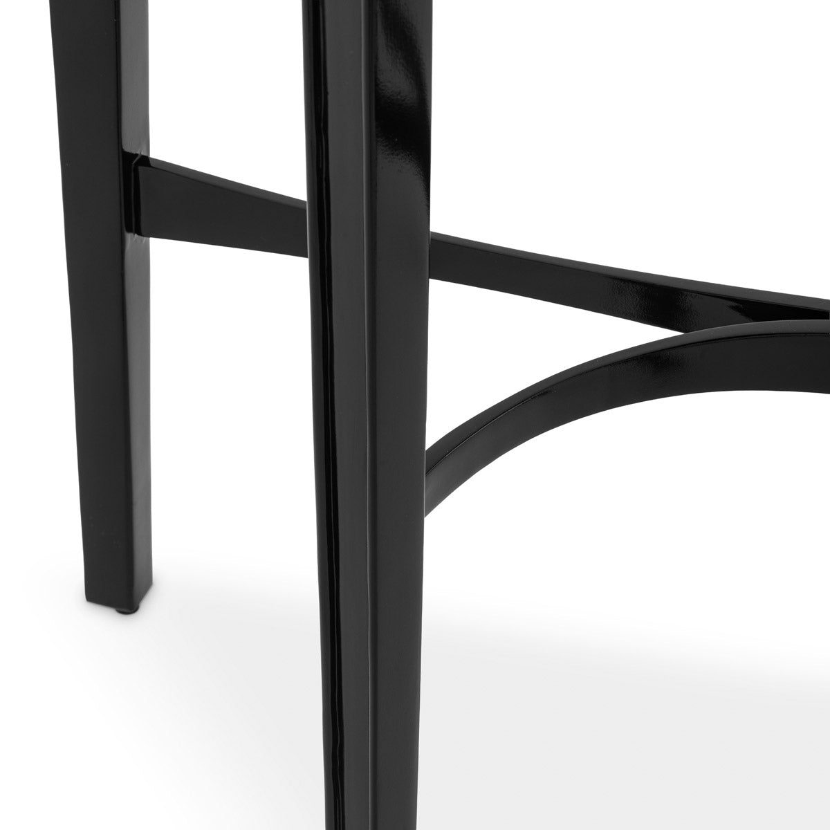 Eichholtz Console Table Rochefort — Piano Black, White Carrera Marble hero image (Image 9)