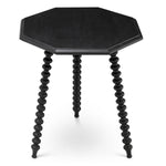 Side Table Laredo by Eichholtz in a styled setting — Classic Black, Solid Mahogany Wood (Image 4)