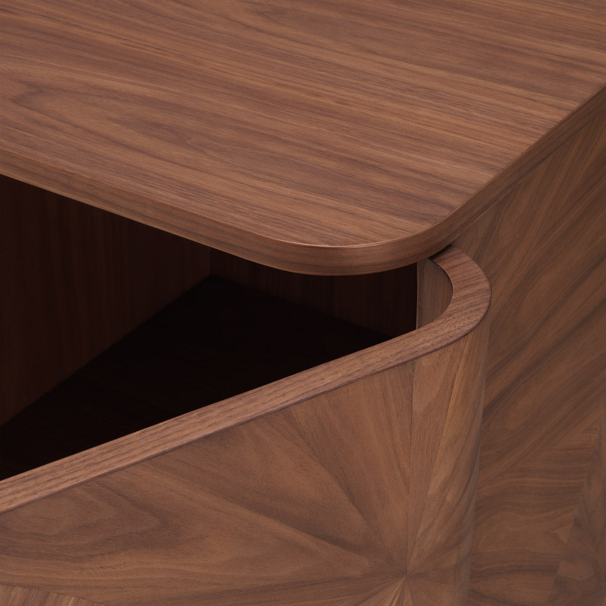 Lifestyle angle of Dresser Rucello with refined Light Walnut Veneer tones (Image 8)