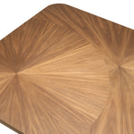 Dining Table Rucello by Eichholtz in a styled setting — Light Walnut Veneer, Bronze (Image 4)
