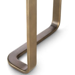 Detail shot of Dining Table Rucello craftsmanship — Bronze accents (Image 5)