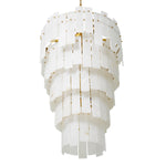 Chandelier Greyson XL Antique brass finish | alabaster, Alabaster is a natural material, each piece differs in color, opacity and veining 119867UL 8