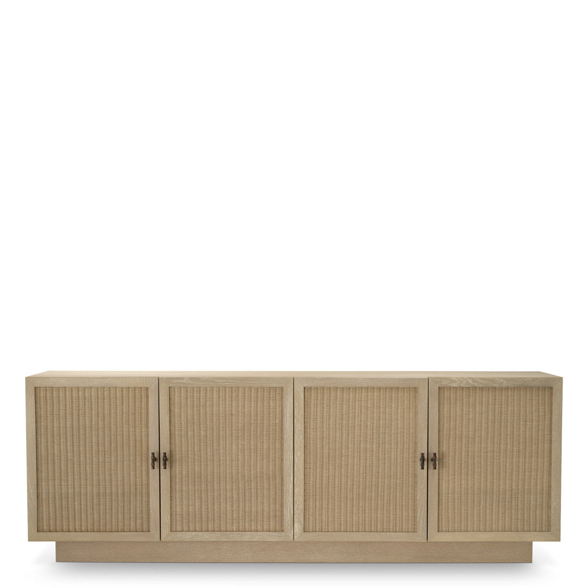 Dresser Borchard Washed oak veneer | woven rattan | bronze finish Cabinets 119878 4