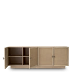 Dresser Borchard Washed oak veneer | woven rattan | bronze finish Cabinets 119878 7