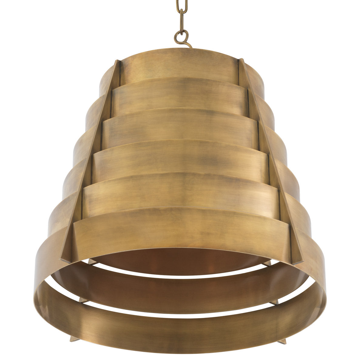 Pendant Fitzroy by Eichholtz in a styled setting — Vintage Brass (Image 4)