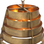 Packaging or detail view for Pendant Fitzroy — Brass & finish highlights (Image 7)