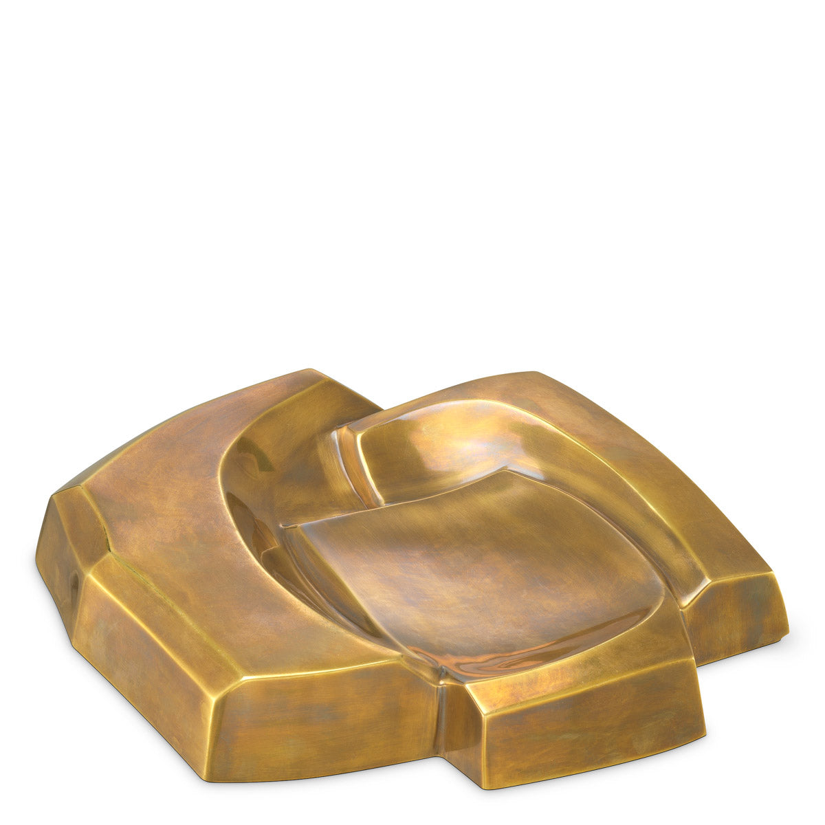 Bowl Ashcomb by Eichholtz in a styled setting — Vintage Brass (Image 4)