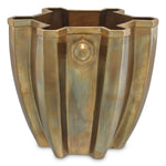 Wine Cooler Napoli by Eichholtz in a styled setting — Vintage Brass (Image 4)