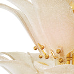 Alternate perspective of Chandelier Melrose — Antique Brass, Light Smoke Glass finish (Image 6)