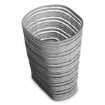 Close-up of Vase Ashby L highlighting Glass and Handmade Glass, Handcut Pattern (Image 2)