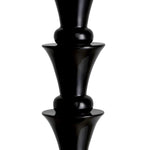 Floor Lamp Arabella Piano black finish | black granite base, Including linen mix shade Lighting 119975UL 8