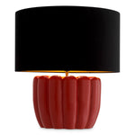 Table Lamp Barocco Red finish, Including black shade Lighting 119976UL 2