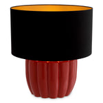 Table Lamp Barocco Red finish, Including black shade Lighting 119976UL 3