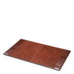 Desk Blotter Scaleo Croco embossed antique brown leather Accessories 119981 3