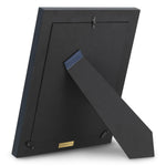 Picture Frame Nivo set of 2 by Eichholtz in a styled setting — Blue Woven Leather (Image 4)