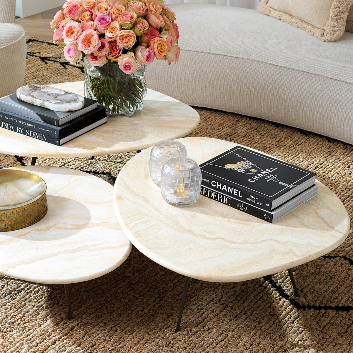 Rug Thornfield 200 x 300 cm Natural | hand woven | 90% jute | 5% cotton | 5% polyester pile Accessories 120048 3