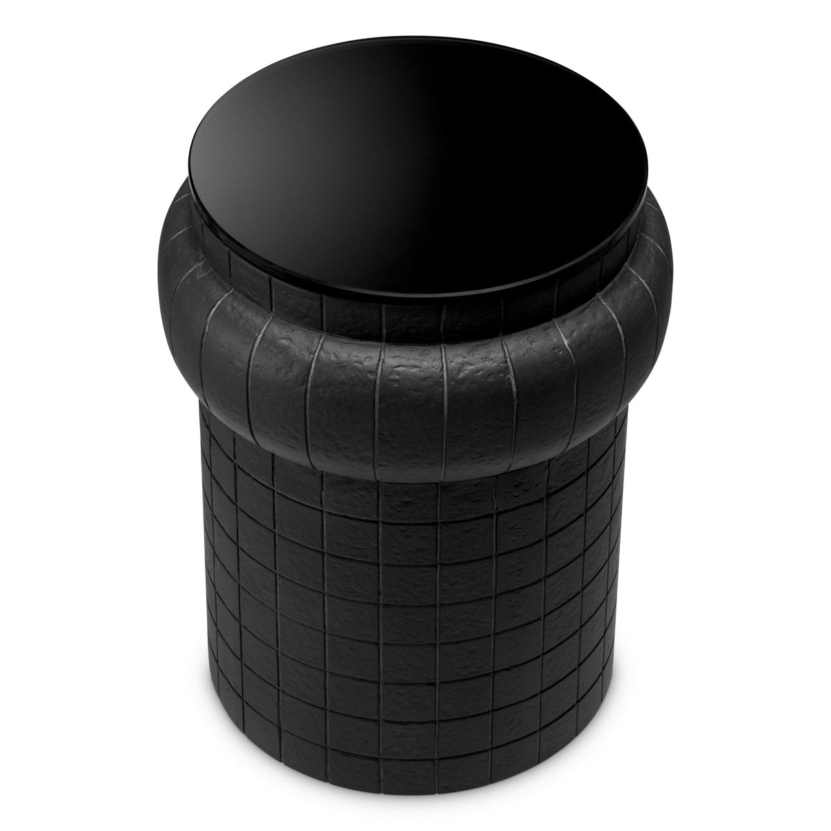 Side Table Tortugo Black finish | black glass Tables 120081 3