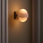 Eichholtz Wall Lamp Icarus — Antique Brass, Alabaster hero image (Image 9)