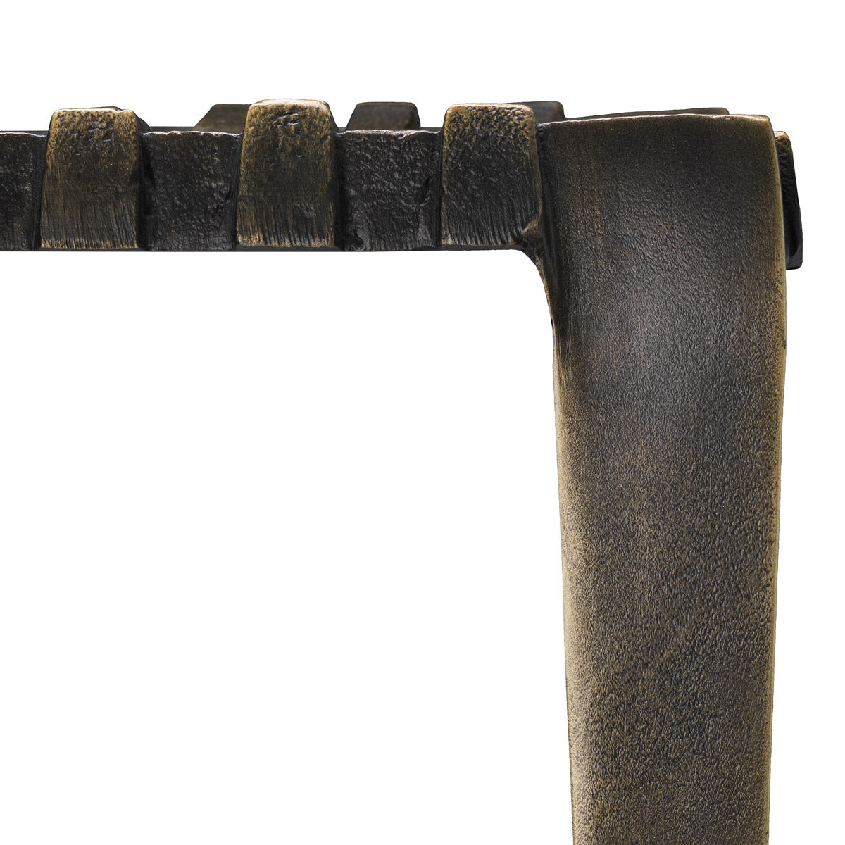 Detail shot of Stool Blackwell craftsmanship — Bronze accents (Image 5)