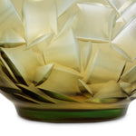 Vase Hadleigh by Eichholtz in a styled setting — Champagne Color, Handmade Glass, Handcut Pattern (Image 4)