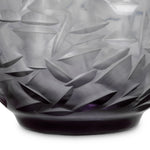 Vase Hadleigh by Eichholtz in a styled setting — Grey Color, Handmade Glass, Handcut Pattern (Image 4)