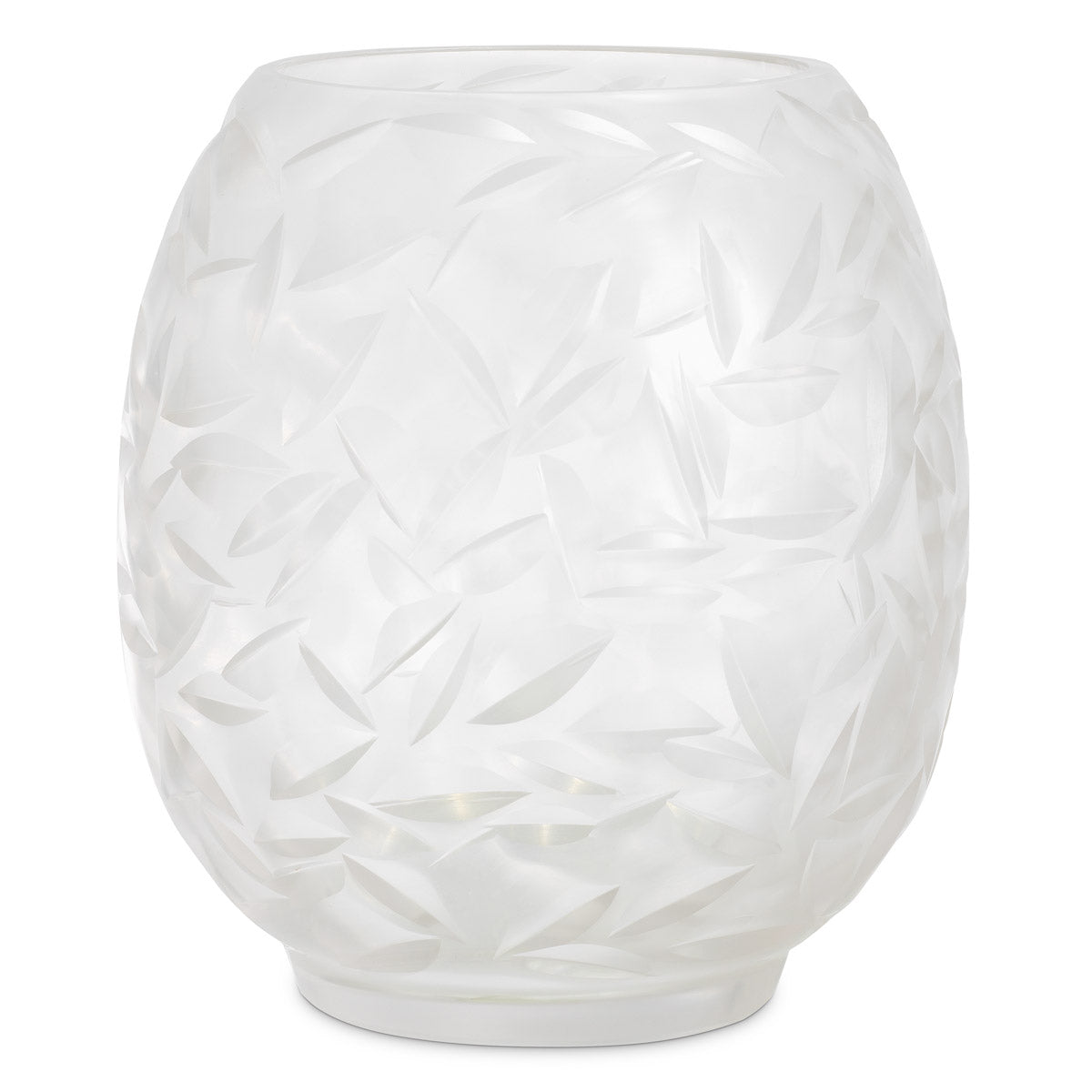 Eichholtz Vase Hadleigh — Clear Color, Handmade Glass, Handcut Pattern hero image (Image 1)