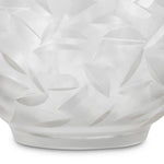 Vase Hadleigh by Eichholtz in a styled setting — Clear Color, Handmade Glass, Handcut Pattern (Image 4)