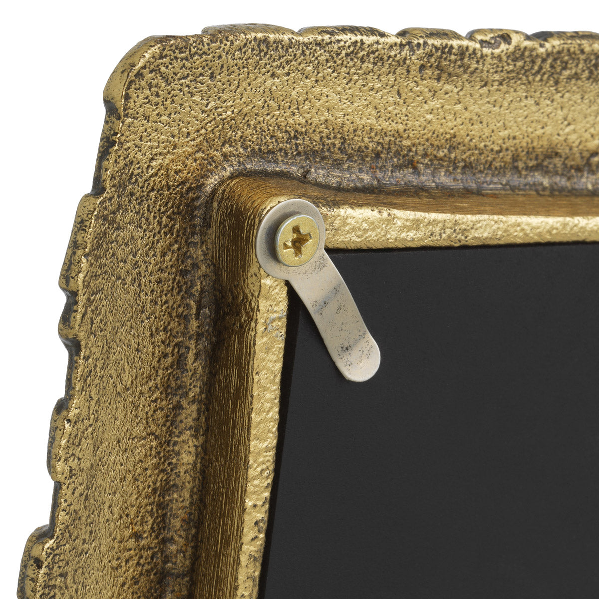 Close-up of Picture Frame Chriswick set of 2 highlighting Brass and Antique Brass (Image 2)