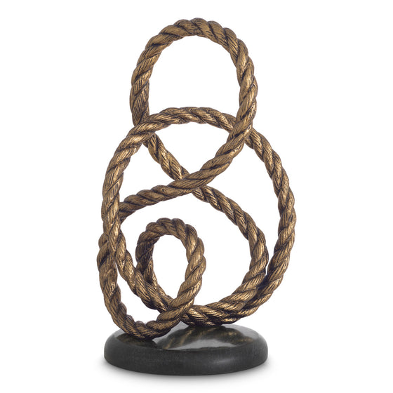 Eichholtz Object Corwyn — Antique Brass, Handcasted, Granite Base hero image (Image 1)