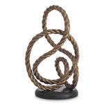 Object Corwyn by Eichholtz in a styled setting — Antique Brass, Handcasted, Granite Base (Image 4)