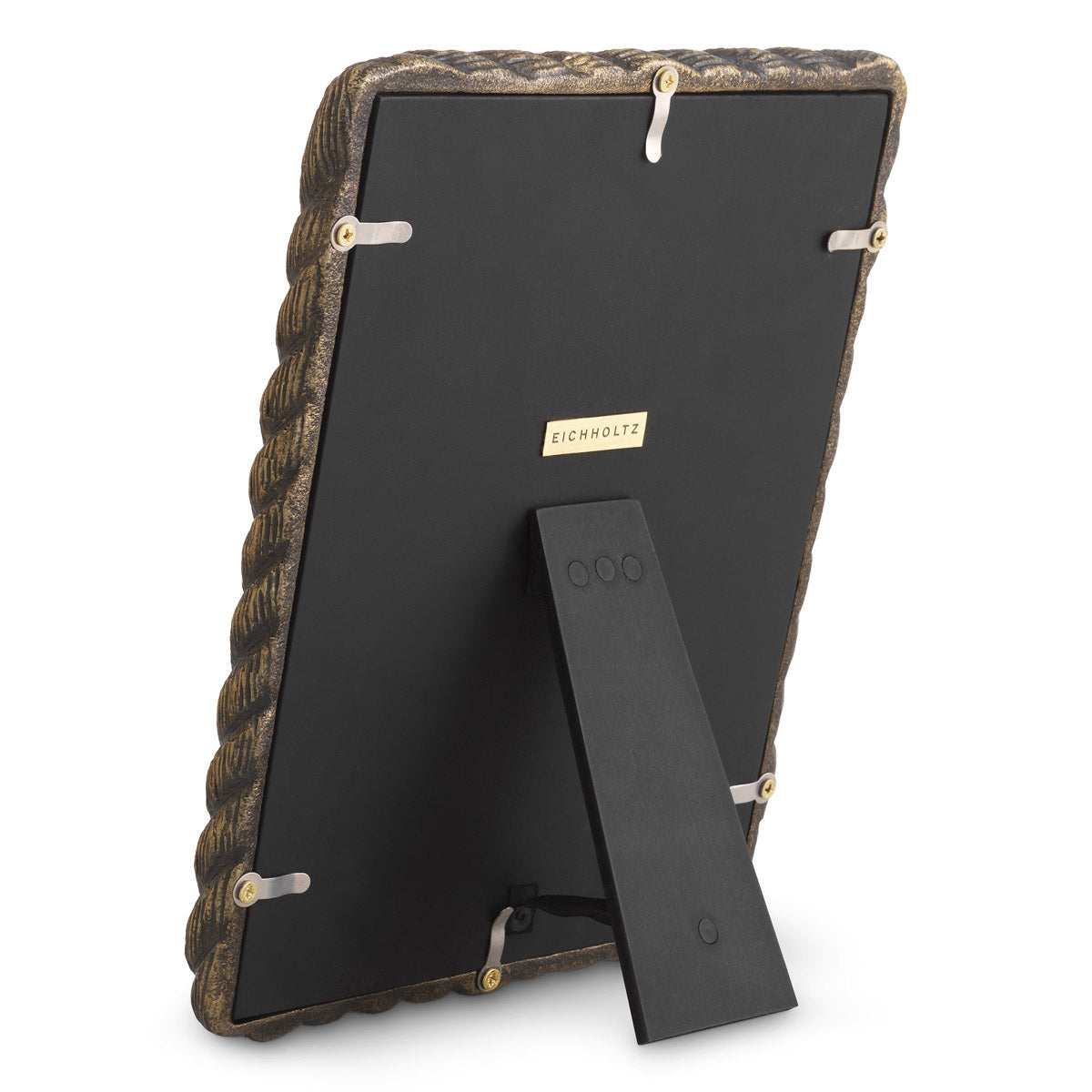 Alternate perspective of Picture Frame Corwyn set of 2 — Antique Brass, Handcasted finish (Image 6)