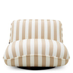 Outdoor Chair Relax Florent beige | black base, Including outdoor cover 100% solution-dyed acrylic Outdoor 120139 4