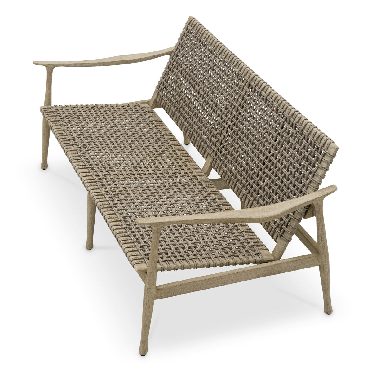 Outdoor Sofa Manzo Aged teak | greige rope Outdoor 120140 5