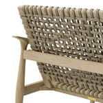 Outdoor Sofa Manzo Aged teak | greige rope Outdoor 120140 7