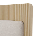 Bed Frame Dimitrios Queen size Washed oak veneer | solid wood | durini natural, Suitable for a queen size box spring or mattress 120185 8