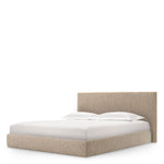 Bed Frame Ashford Queen size Beckett beige | gold finish metal edge, Suitable for a queen size box spring or mattress 120187 2