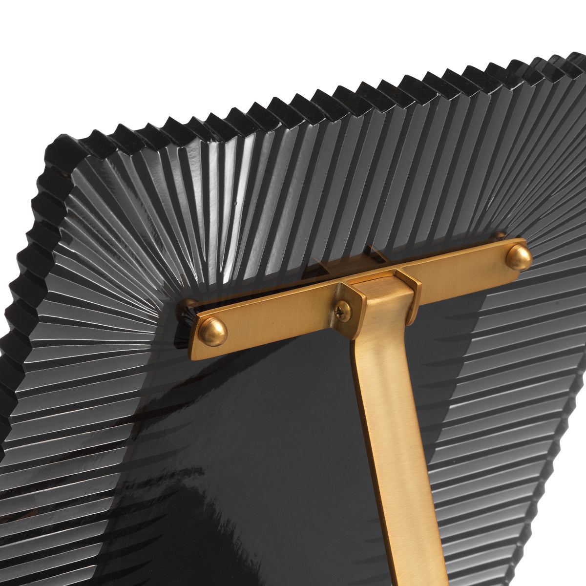 Detail shot of Picture Frame Camille craftsmanship — Brass, Glass accents (Image 5)