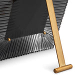 Alternate perspective of Picture Frame Camille — Antique Brass, Smoke Glass finish (Image 6)