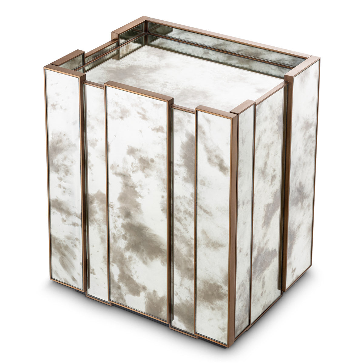 Packaging or detail view for Nightstand Nottingham Left — Brass, Glass & finish highlights (Image 7)