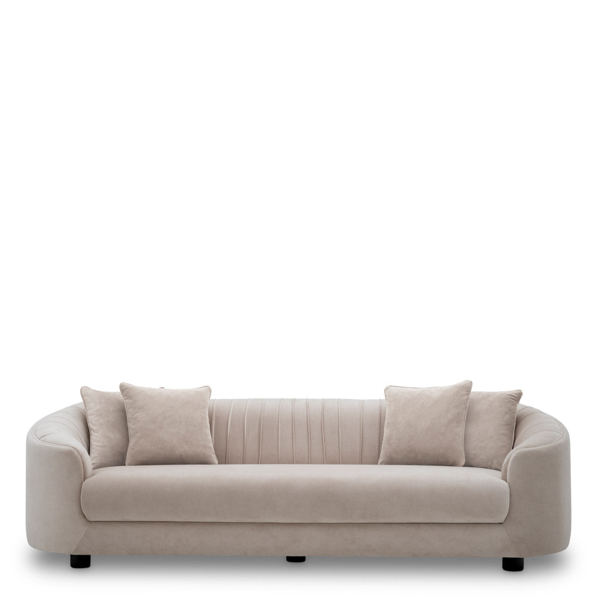Sofa Jameson Amaro cream | black feet 100% polyester Chairs & Sofas 120270 5