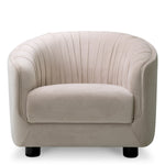 Chair Jameson Amaro cream | black feet 100% polyester Chairs & Sofas 120271 4